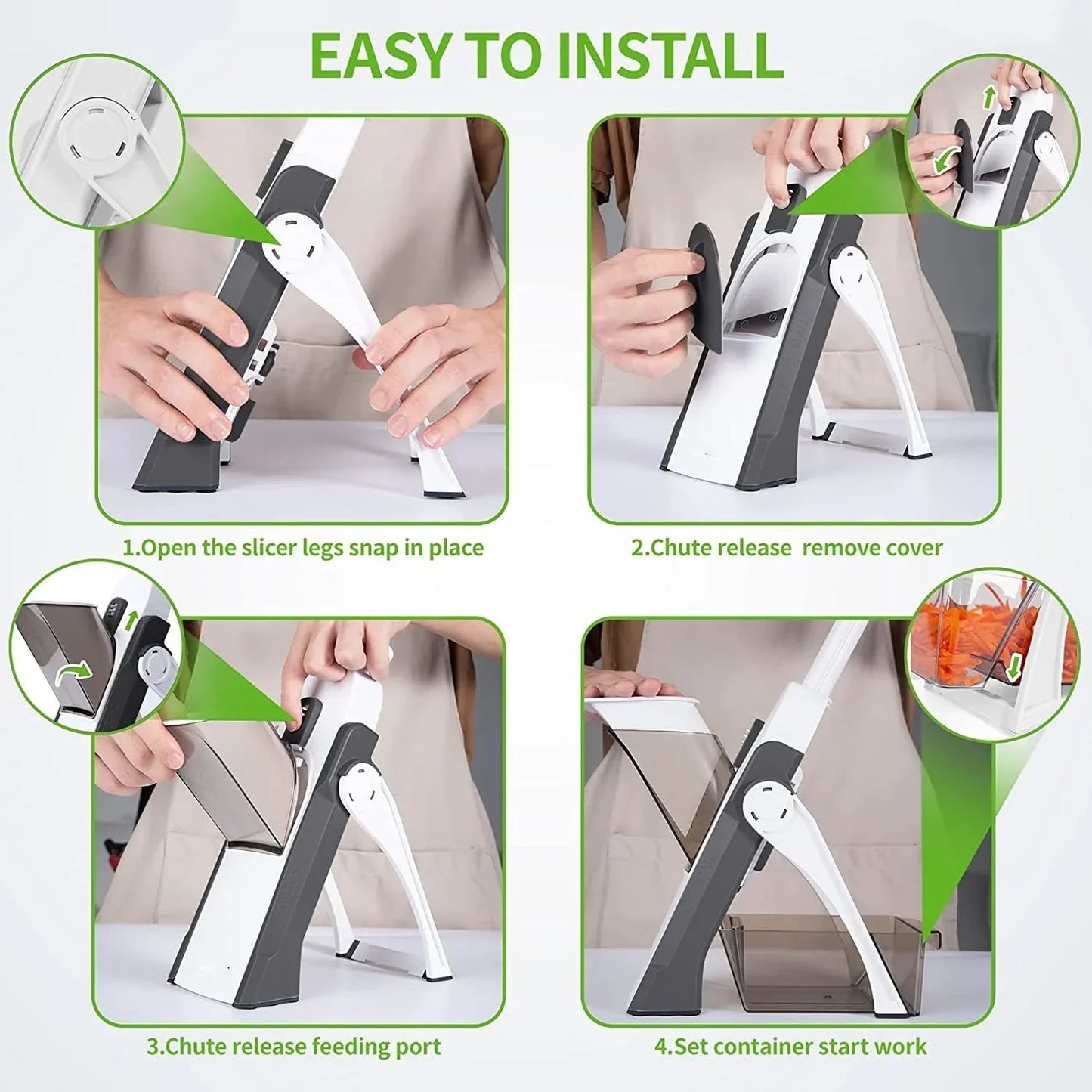 13-in-1 Manual Vegetable Cutter Chopper & Slicer