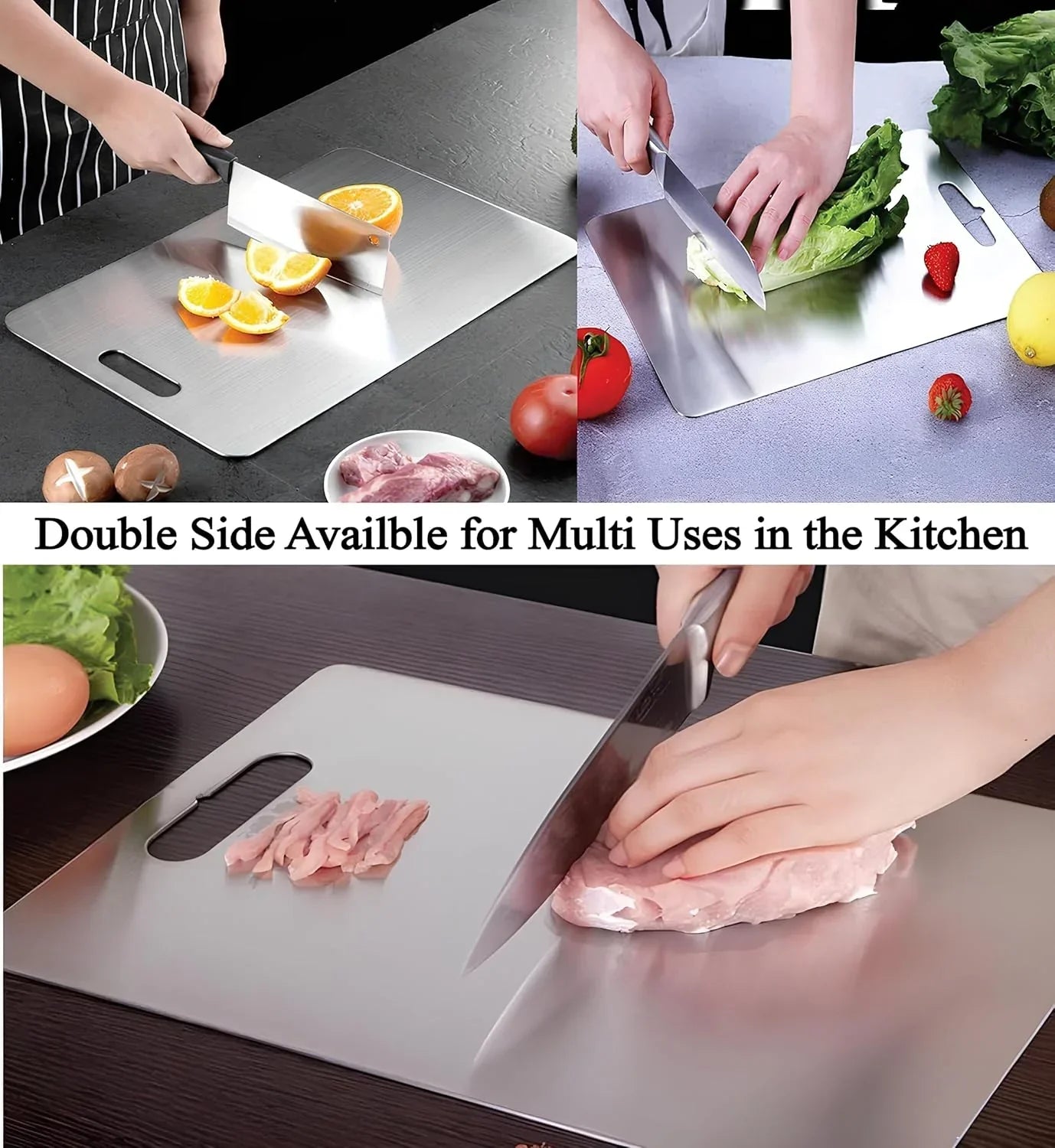 Premium Non-Slip Kitchen Cutting Board
