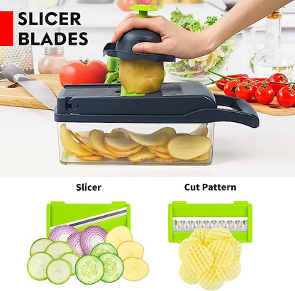 Vegetable Cutter Chopper & Slicer